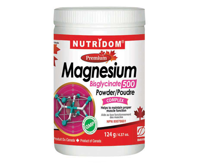 Nutridom Magnesium500 Powder 124g(Bisglycinate)